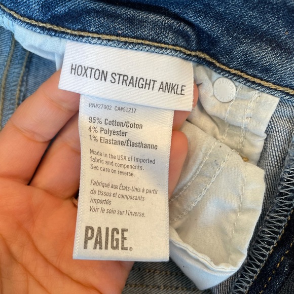Paige Hoxton Straight Ankle Jeans - Picture 5 of 7